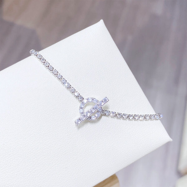 Simple Personality Bracelet Fashion Zircon Crystal Bracelet For Women - Image 3