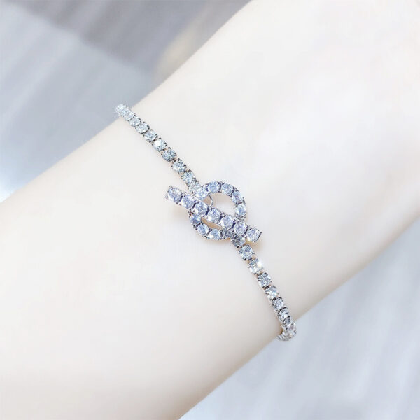 Simple Personality Bracelet Fashion Zircon Crystal Bracelet For Women - Image 5