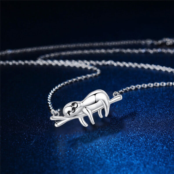 Cute Cartoon Sloth Pendant Necklace