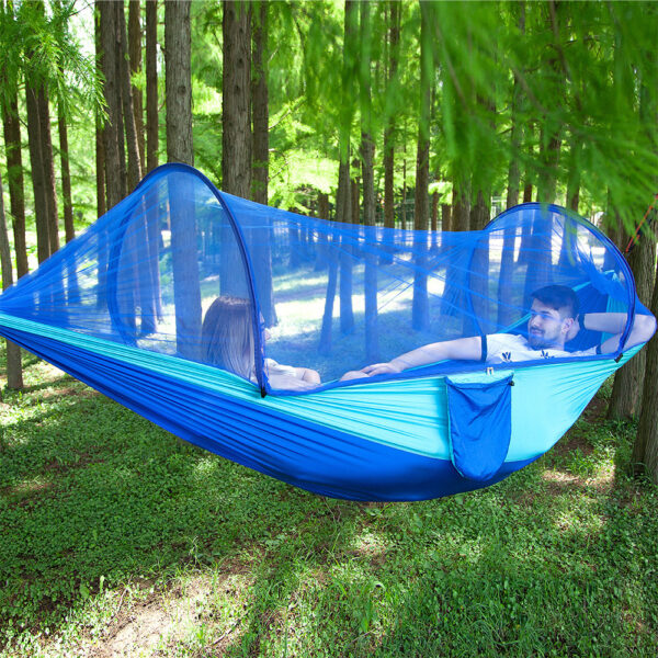 Fully Automatic Quick Opening Hammock With Mosquito Net - Image 3