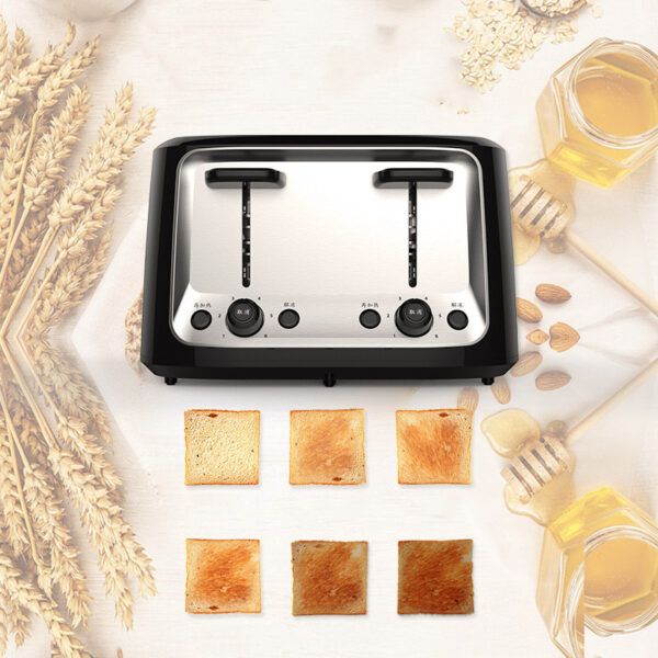 Home Automatic Multifunctional Toaster Four Slot Export - Image 3