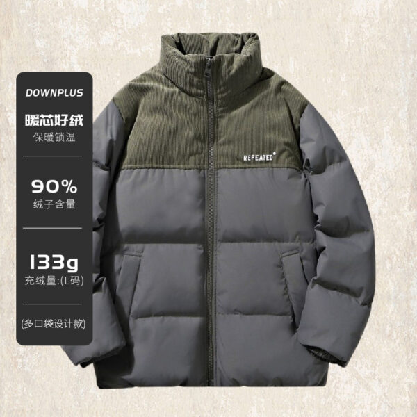 Duck Down Down Jacket Men's Winter American Outdoor - Image 8