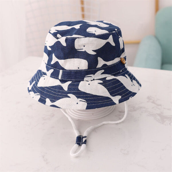 Children S Windproof Fisherman Hat Men S And Women S Basin Hat - Image 2