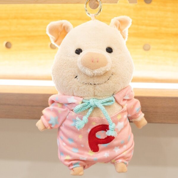 Cartoon Cute Pig With Clothes Plush Toys Stuffed Kawaii Animal Dressed Piggy Doll - Image 5