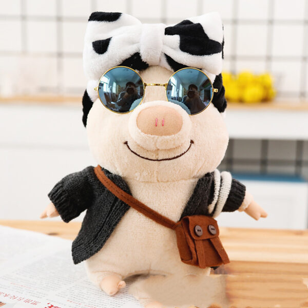 Cartoon Cute Pig With Clothes Plush Toys Stuffed Kawaii Animal Dressed Piggy Doll - Image 3