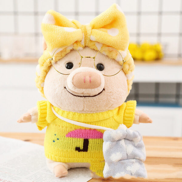 Cartoon Cute Pig With Clothes Plush Toys Stuffed Kawaii Animal Dressed Piggy Doll - Image 8