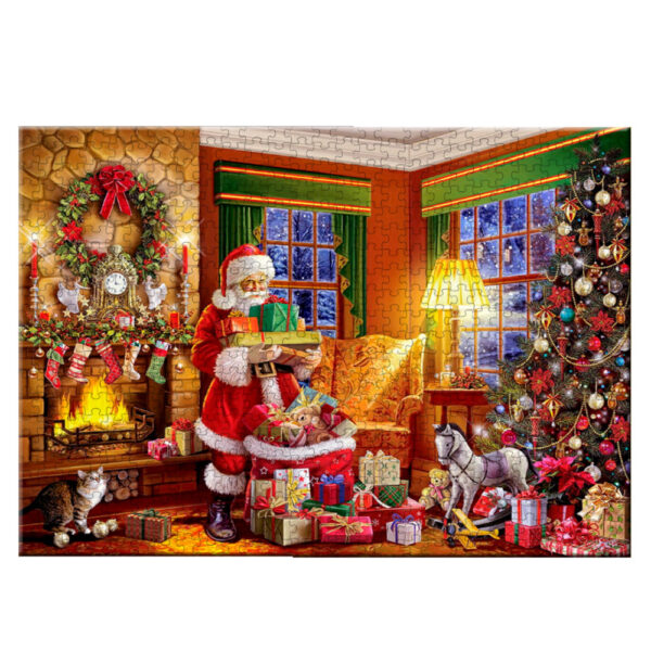 Children cartoon santa puzzle puzzle toys