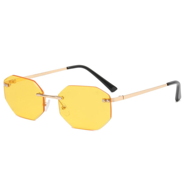 Frameless Polygon Fashion Glasses For Men And Women - Image 4