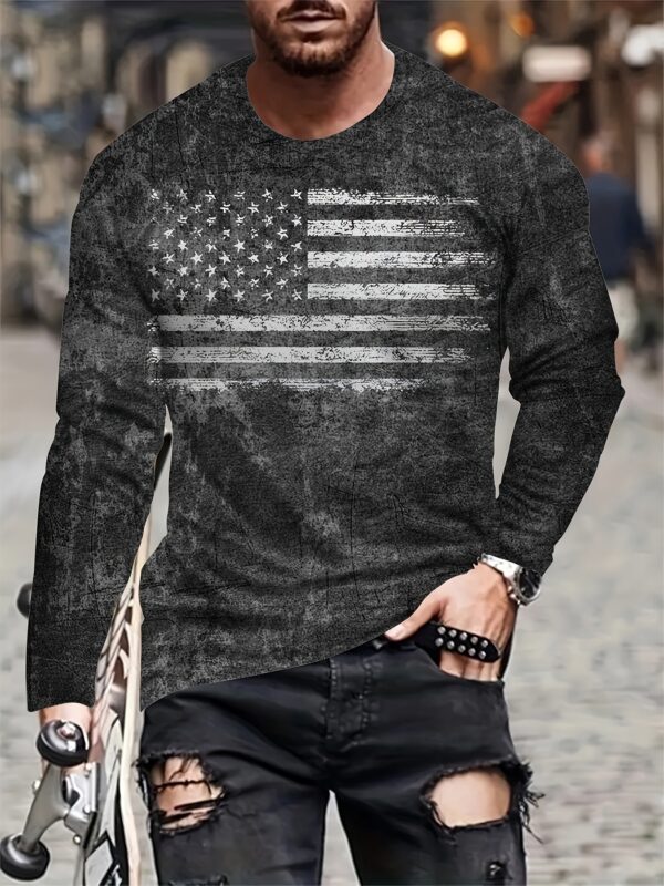 European And American Style Long Sleeve Men's Daily Casual Style XINGX Printing - Image 5