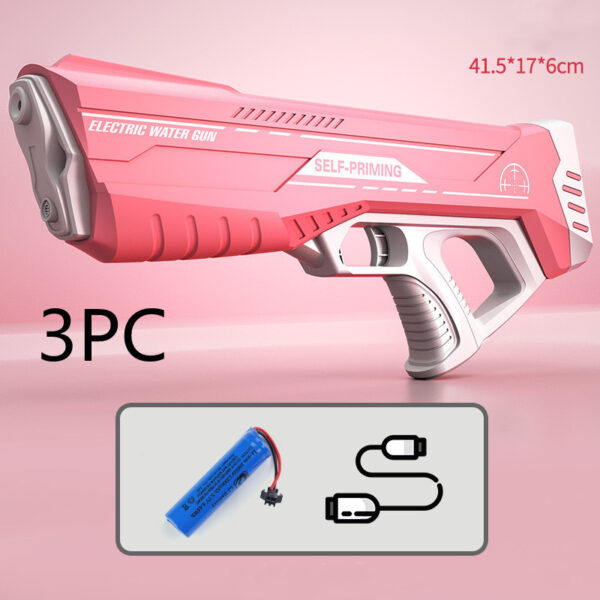 Summer Full Automatic Electric Water Gun Toy Induction Water Absorbing High-Tech Burst Water Gun Beach Outdoor Water Fight Toys - Image 2