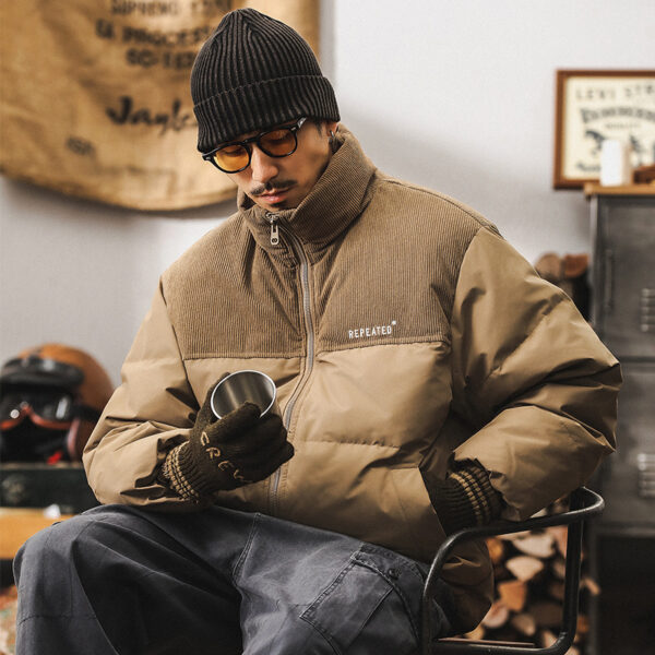 Duck Down Down Jacket Men's Winter American Outdoor - Image 9