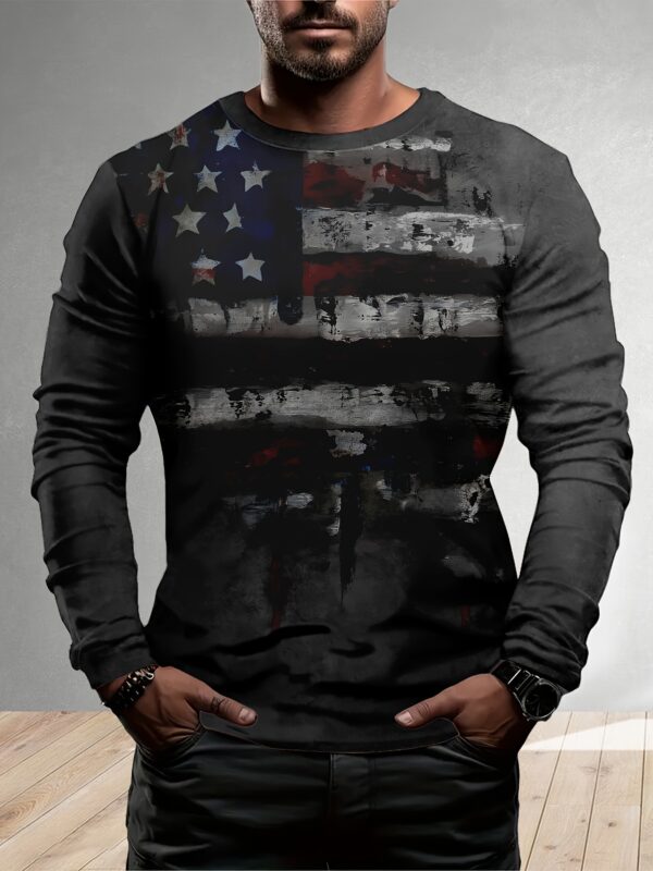 European And American Style Long Sleeve Men's Daily Casual Style XINGX Printing - Image 8