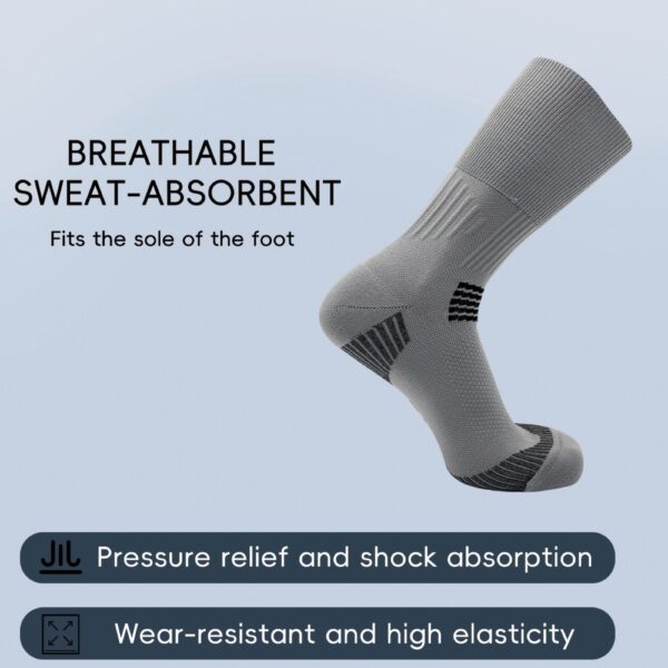 Three Pairs Of Mixed-color Compression Sports Socks It Has Elastic Strength To Cushion And Absorb Sweat, And Has Good Wrapping, Which Is Suitable For Outdoor Wear In All Seasons - Image 8