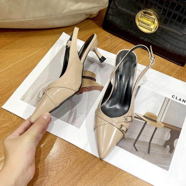 Women's Fashionable And Elegant Shoes With Buckle - Image 7