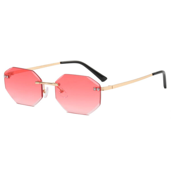 Frameless Polygon Fashion Glasses For Men And Women - Image 5