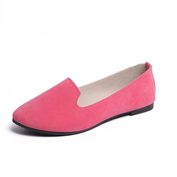 Spring And Autumn Women's New Candy Color Work Flat Shoes - Image 3