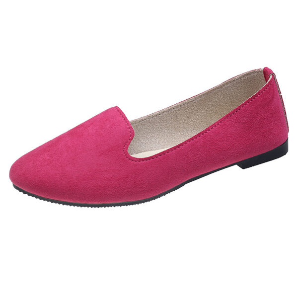 Spring And Autumn Women's New Candy Color Work Flat Shoes - Image 8