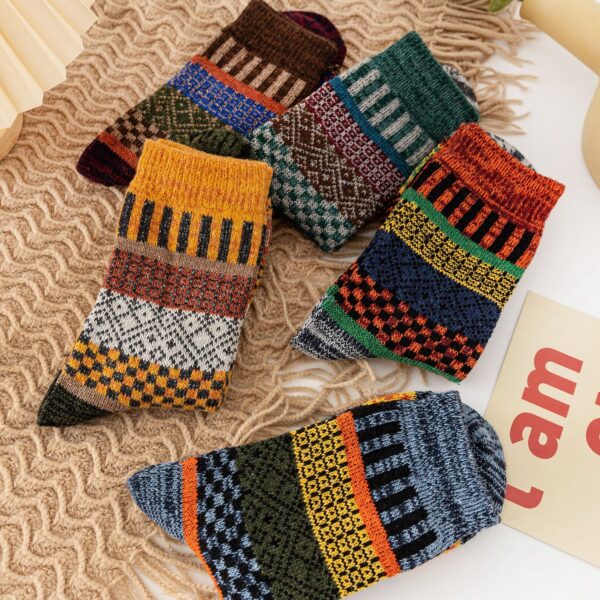 Autumn And Winter Thickening Wool Socks Men And Women - Image 6