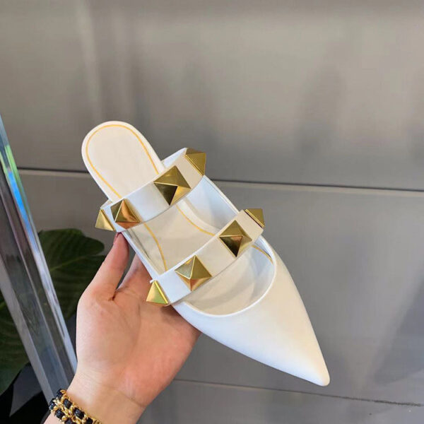 V-home.com Red Packet Head Half Support Willow Nail Sandals Women''s New Fashion
