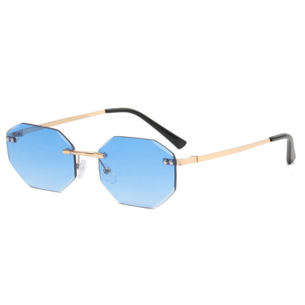 Frameless Polygon Fashion Glasses For Men And Women - Image 3