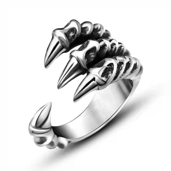 Paw Ring Adjustable Index Finger Dragon Ring Fashion Jewelry - Image 2