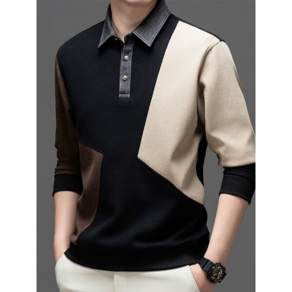 Lapel Sweater Men's Spring And Autumn - Image 3