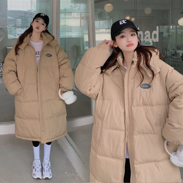 Women's Mid-length Loose Overknee Thickened Cotton Padded Coat