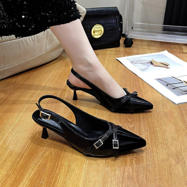 Women's Fashionable And Elegant Shoes With Buckle - Image 5