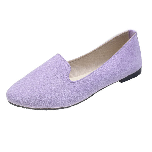 Spring And Autumn Women's New Candy Color Work Flat Shoes - Image 9