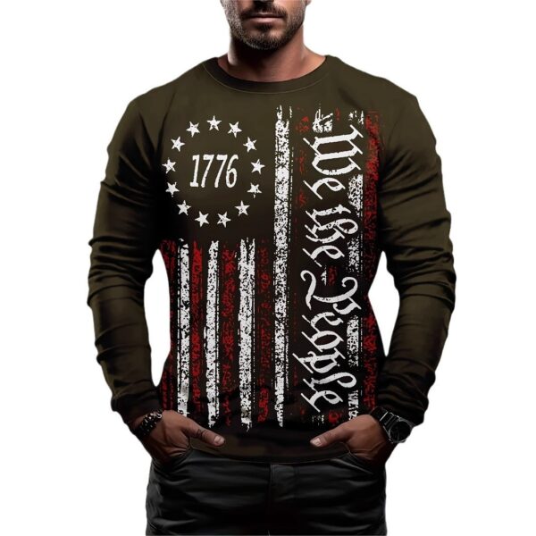 European And American Style Long Sleeve Men's Daily Casual Style XINGX Printing - Image 7