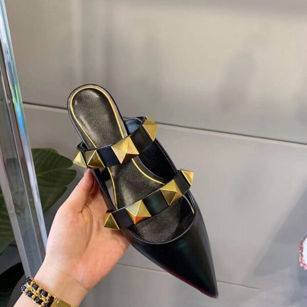 V-home.com Red Packet Head Half Support Willow Nail Sandals Women''s New Fashion - Image 2