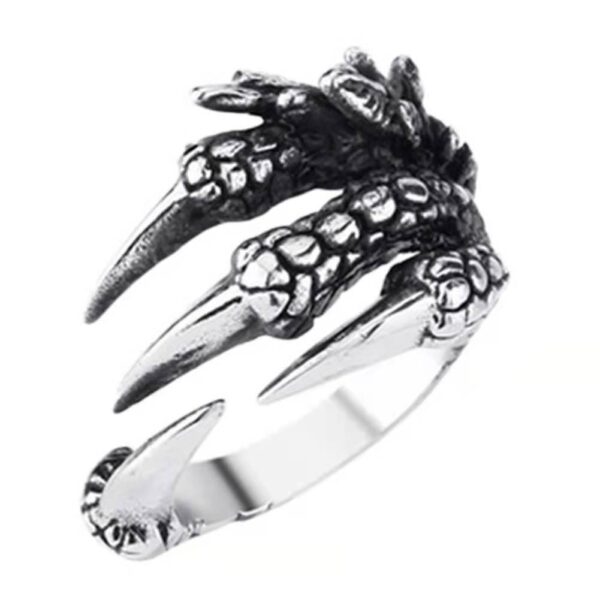 Paw Ring Adjustable Index Finger Dragon Ring Fashion Jewelry - Image 9