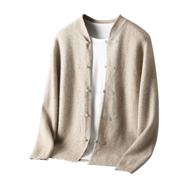 Button Warm Thickened Wool Coat - Image 10